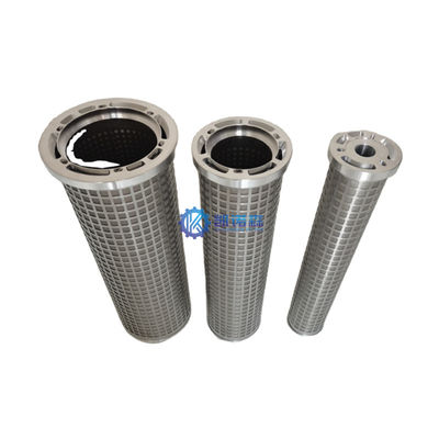 Sintered Wire Mesh 0.5 Micron Stainless Steel Filter Element , Hydraulic Oil Filter