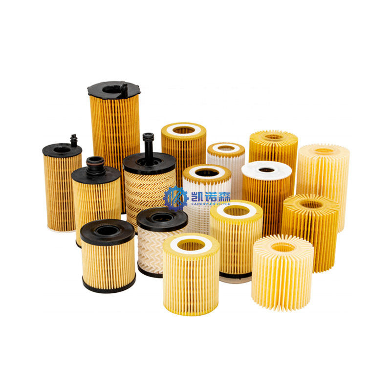 OEM ODM Paper Oil Filter 150mm Height Diesel Engine Filter 390F