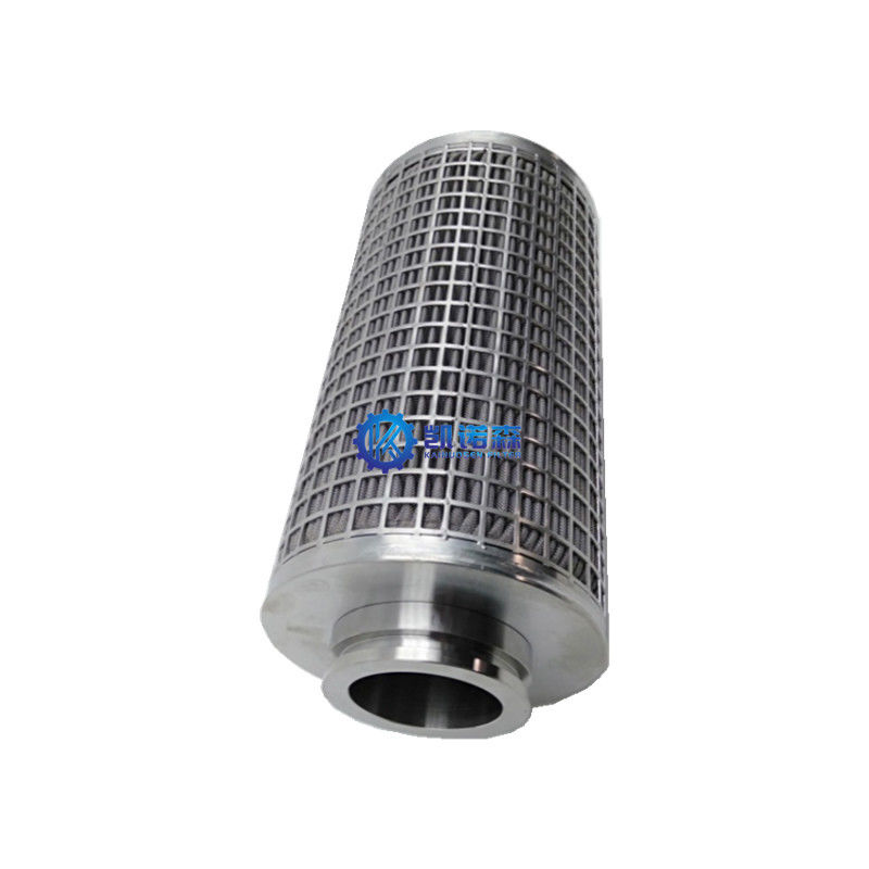 Tubular Lubriing Oil Hydraulic Stainless Steel Filter Element 100 Micron